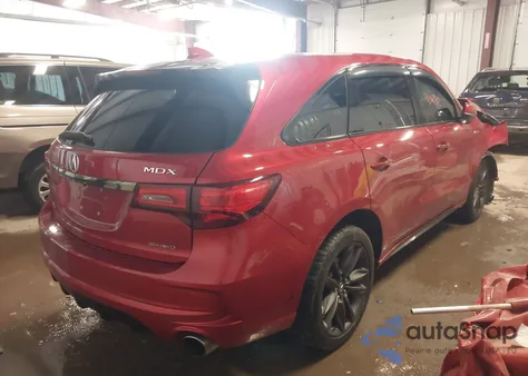 2019 Acura Mdx Tech A-Spec Pkgs z USA, uszkodzony, nr VIN 5J8YD4H01KL008517